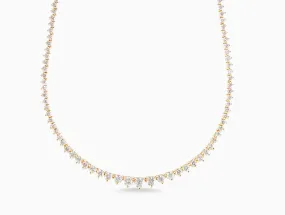 6.50ct Graduated Tennis Necklace