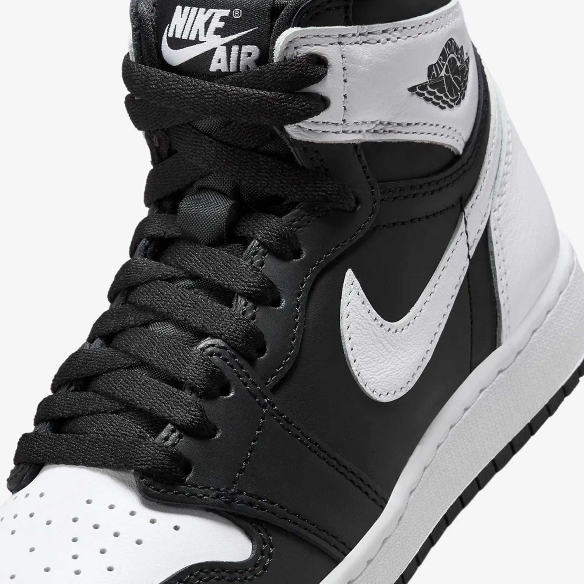 AIR JORDAN 1 HIGH OG (GS) 'BLACK/WHITE-WHITE'