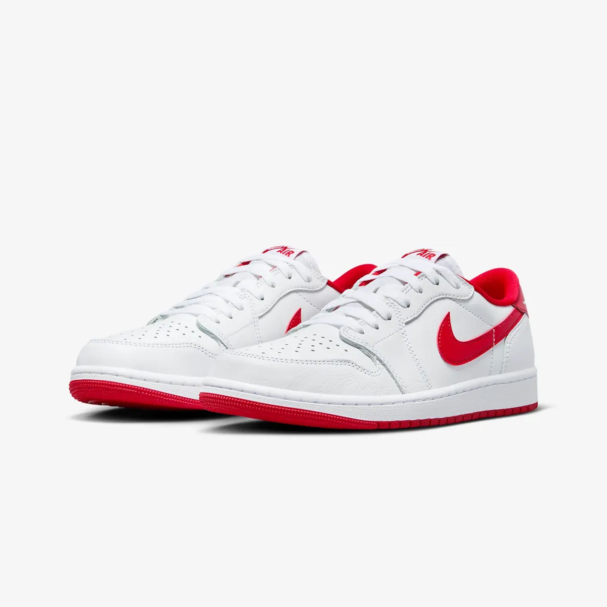 AIR JORDAN 1 LOW OG 'WHITE/RED'