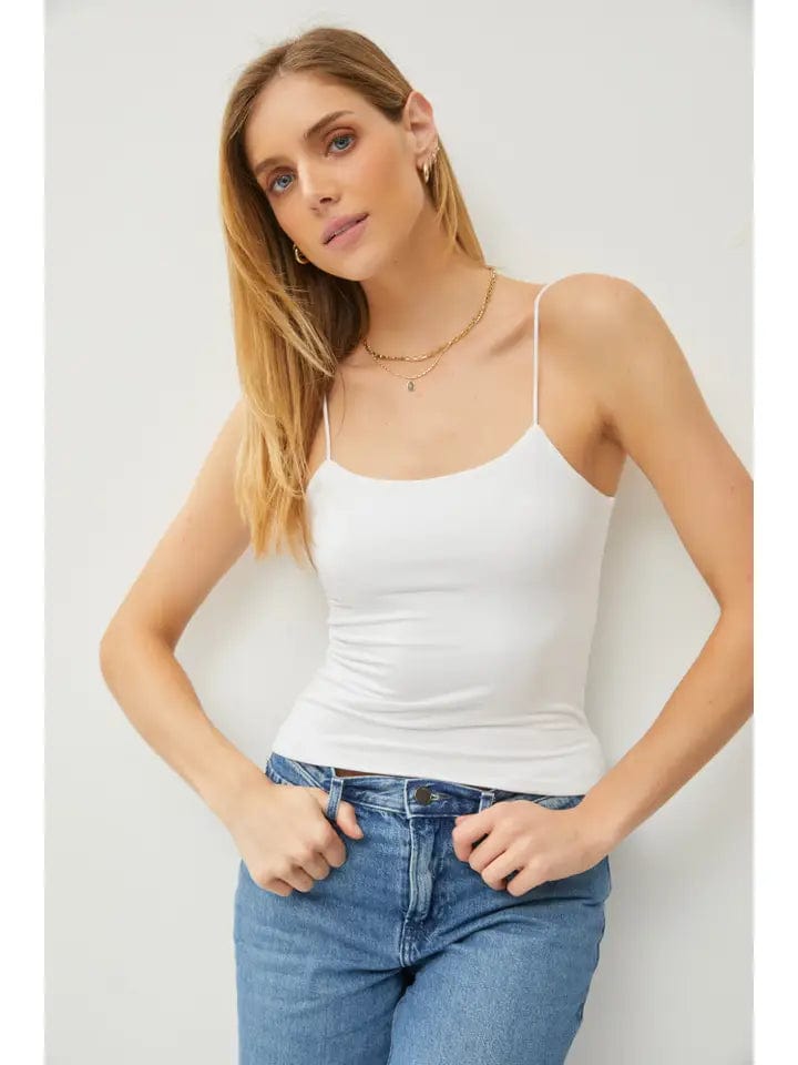 Basic Stretchy Sleeveless Cami