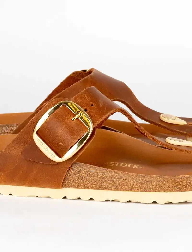 Birkenstock Gizeh Big Buckle Sandal Cognac