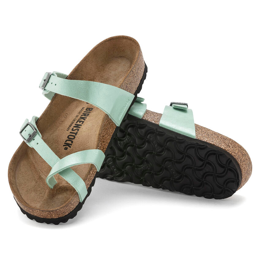 'Birkenstock USA' Women's Mayari Birko-Flor Sandal - Graceful Matcha