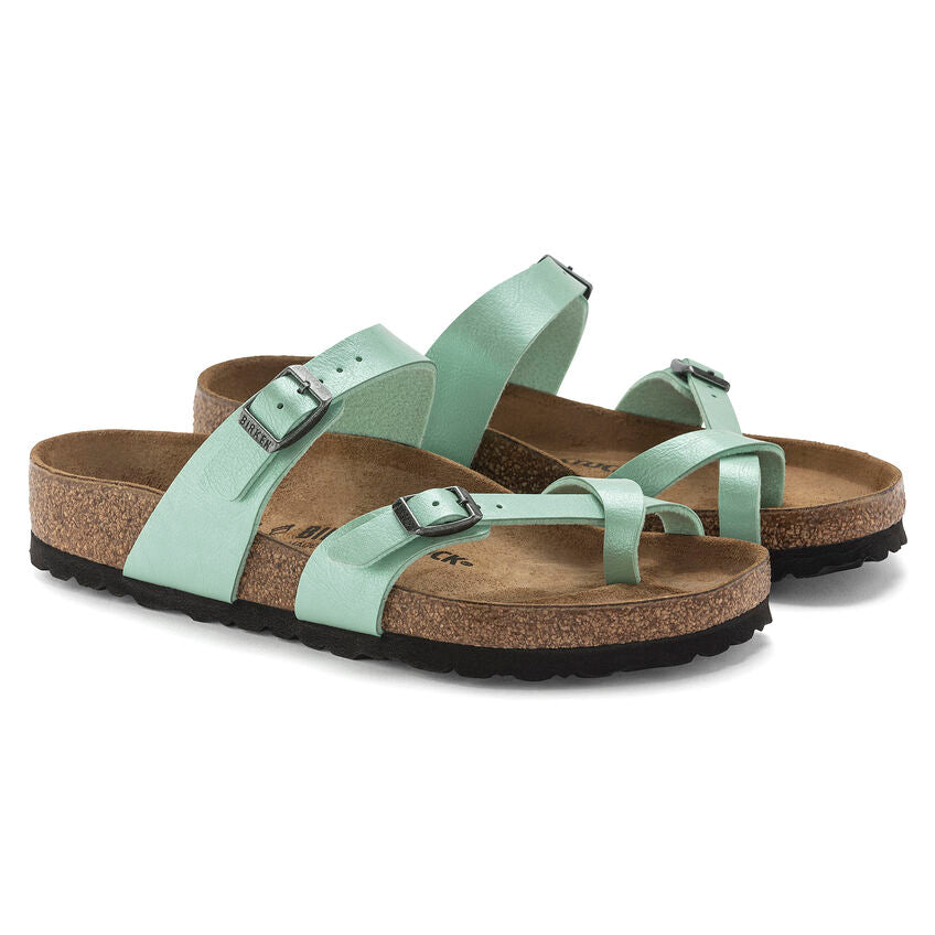 'Birkenstock USA' Women's Mayari Birko-Flor Sandal - Graceful Matcha