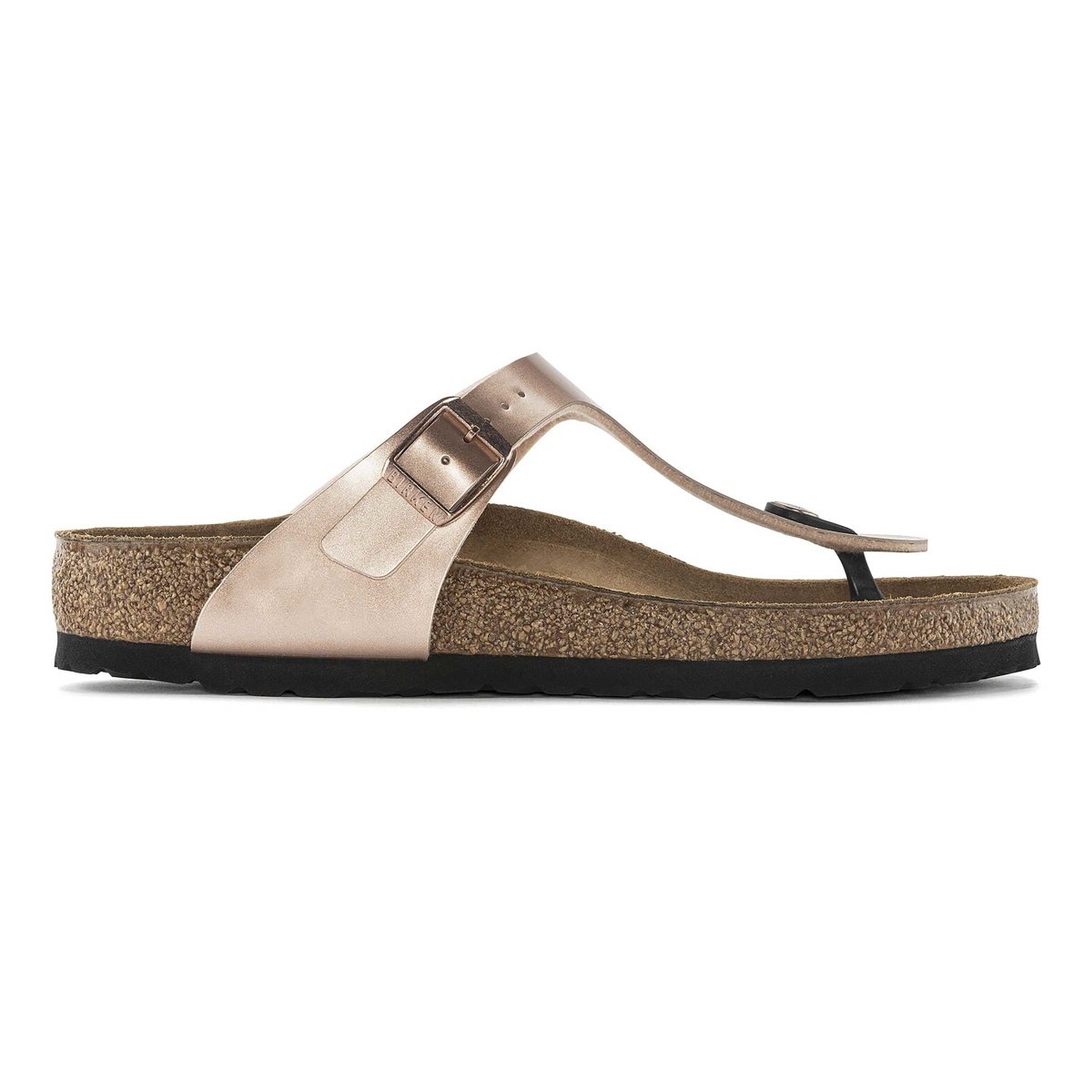 Birkenstock Women's Gizeh Metallic Copper Birko-Flor