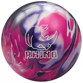 Brunswick Rhino Purple Pink White Pearl Bowling Ball