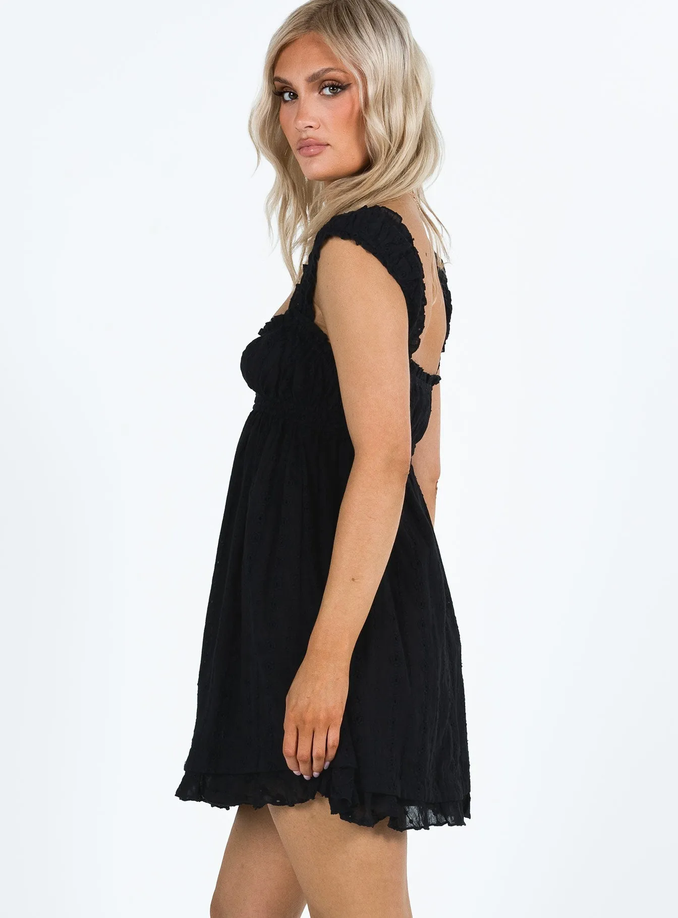 Carlita Mini Dress Black