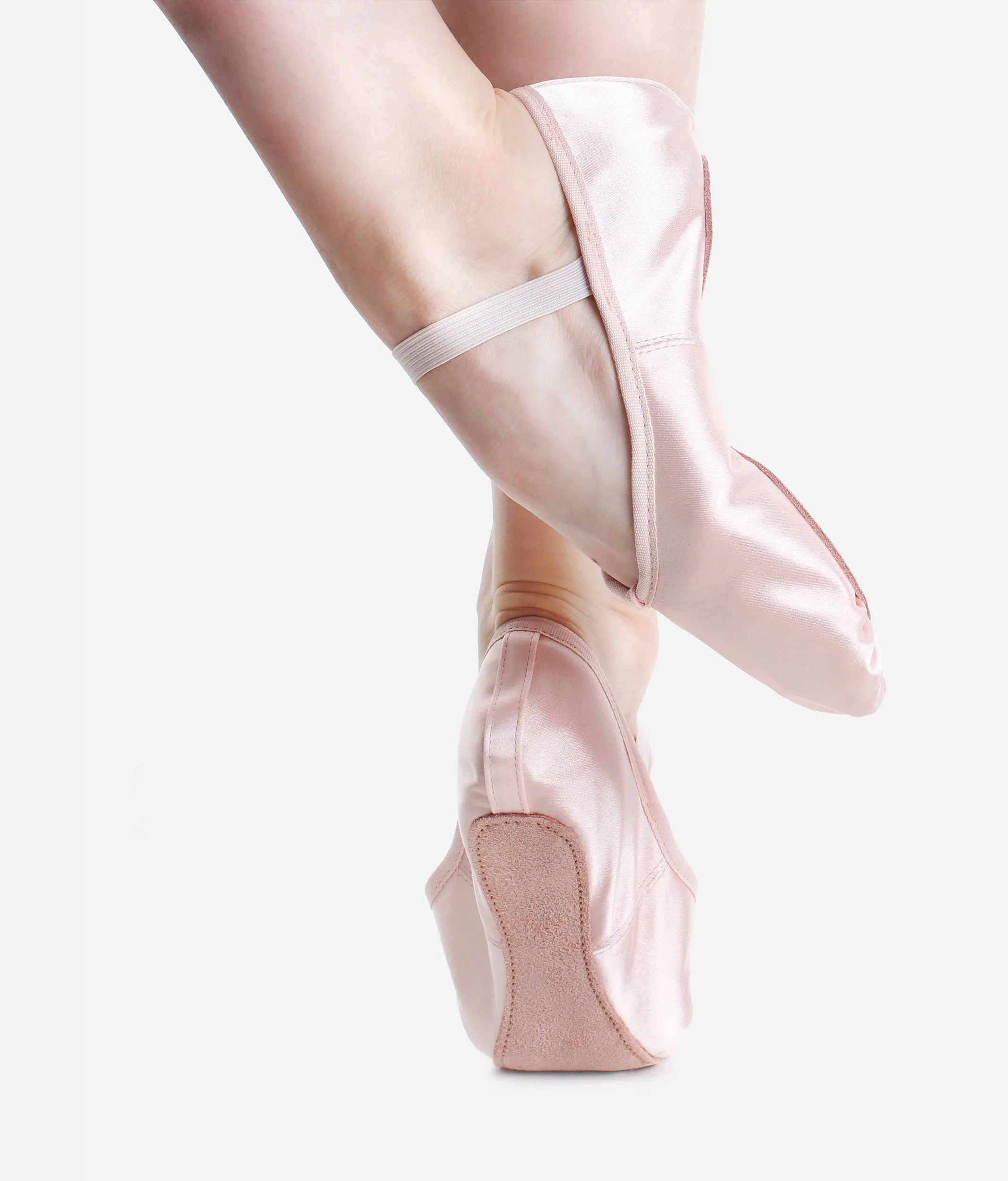 Child's Full Sole, Satin Ballet Shoes - BAE16