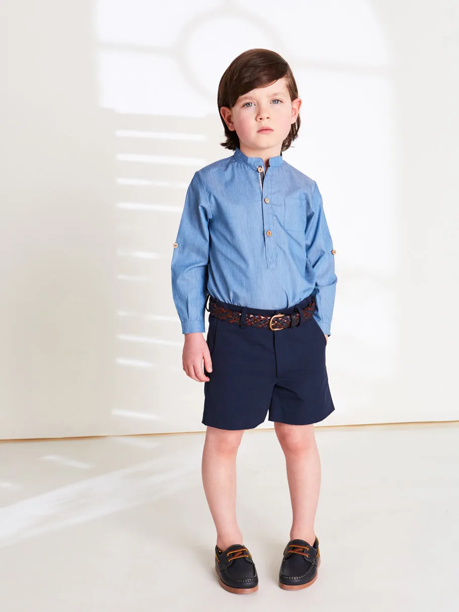 Classic Smart Shorts in Navy (4-10yrs)