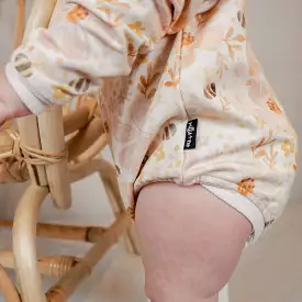 Crew Neck Romper- Spring Bee