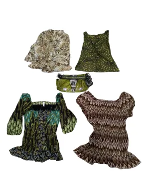 Earthy Tone Mix Blouses - 13 pcs - 18/9/24