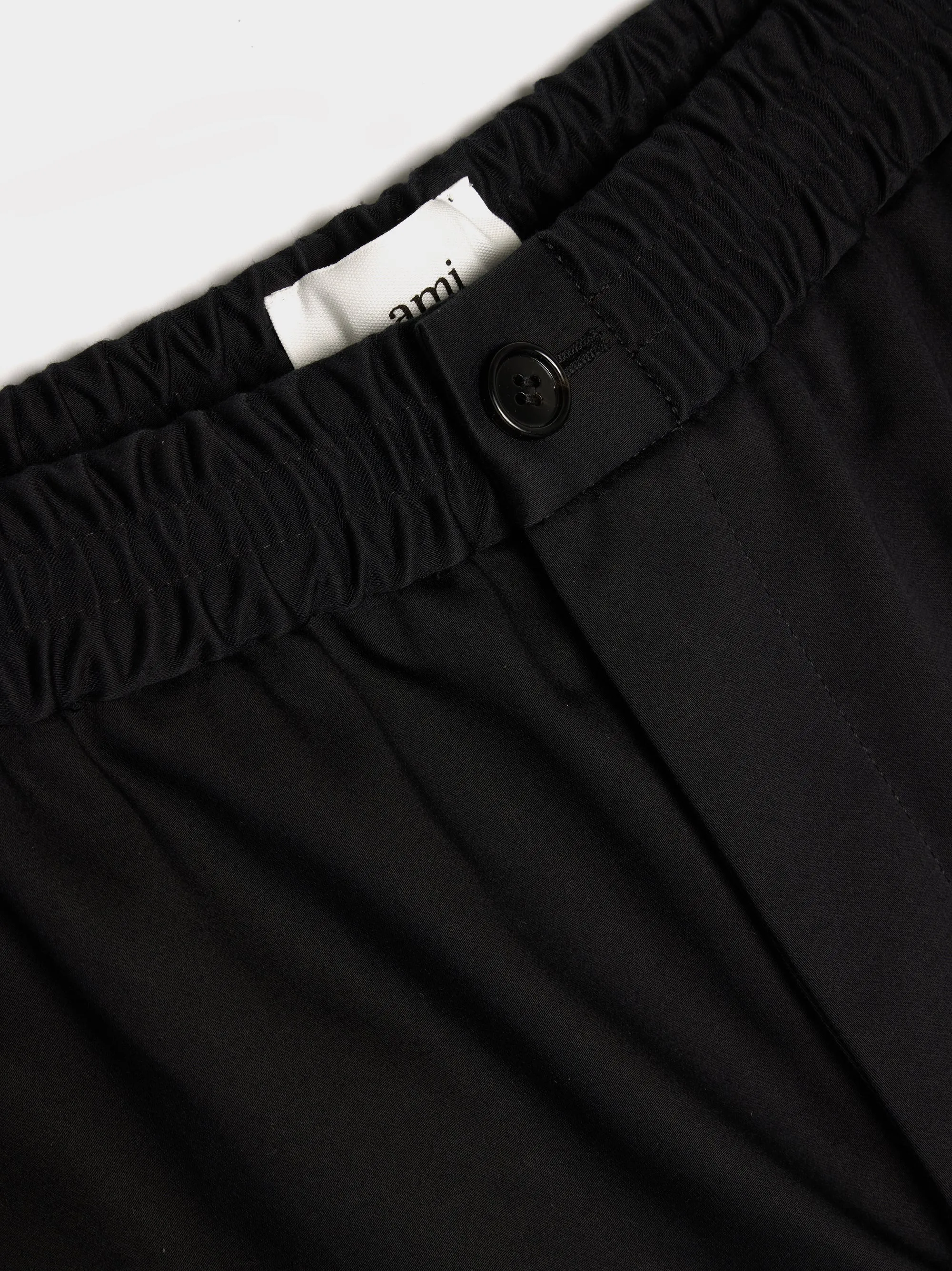 Elasticated Waist Shorts, Black