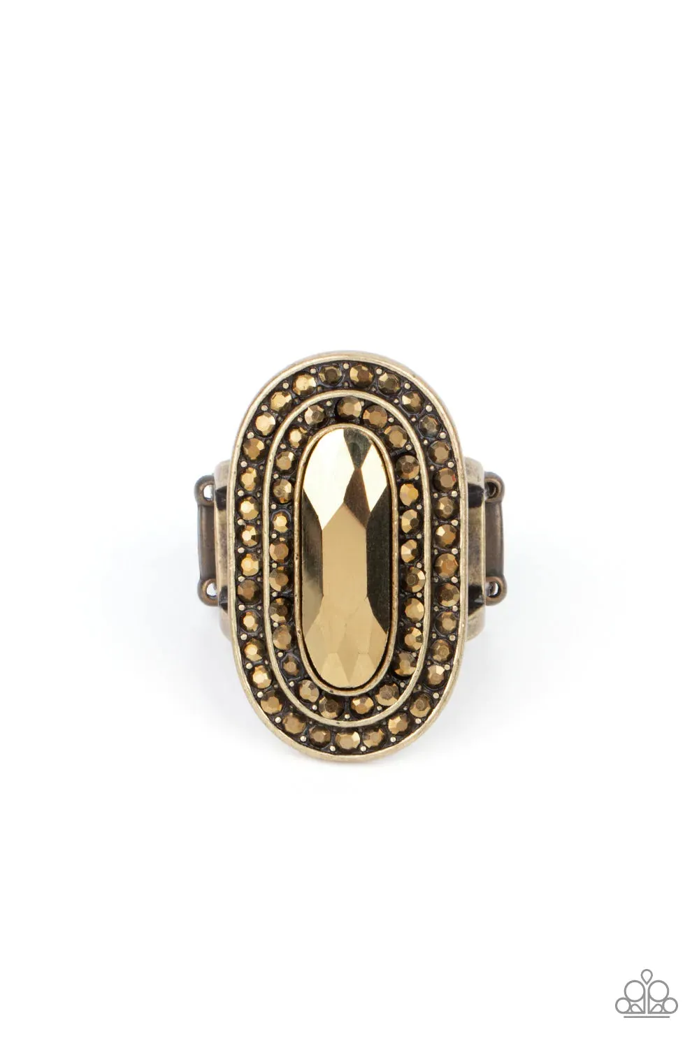 Fueled by Fashion Brass ~ Paparazzi Ring