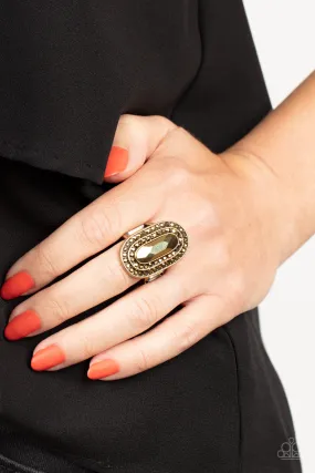 Fueled by Fashion Brass ~ Paparazzi Ring