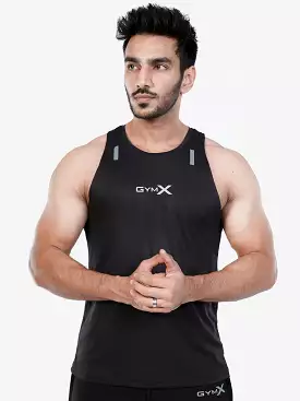 GymX Ultra Lite Black Tank- Sale