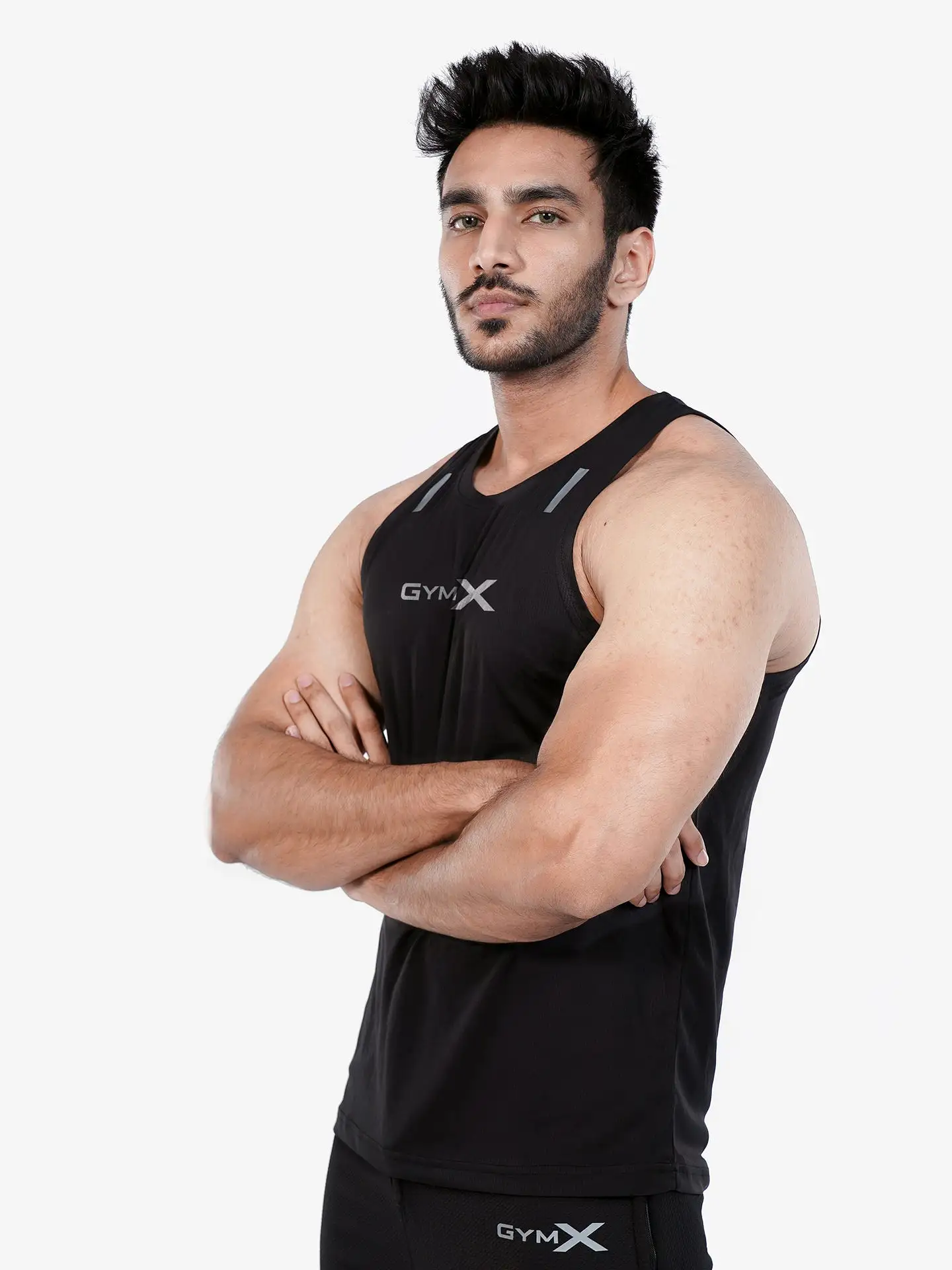 GymX Ultra Lite Black Tank- Sale