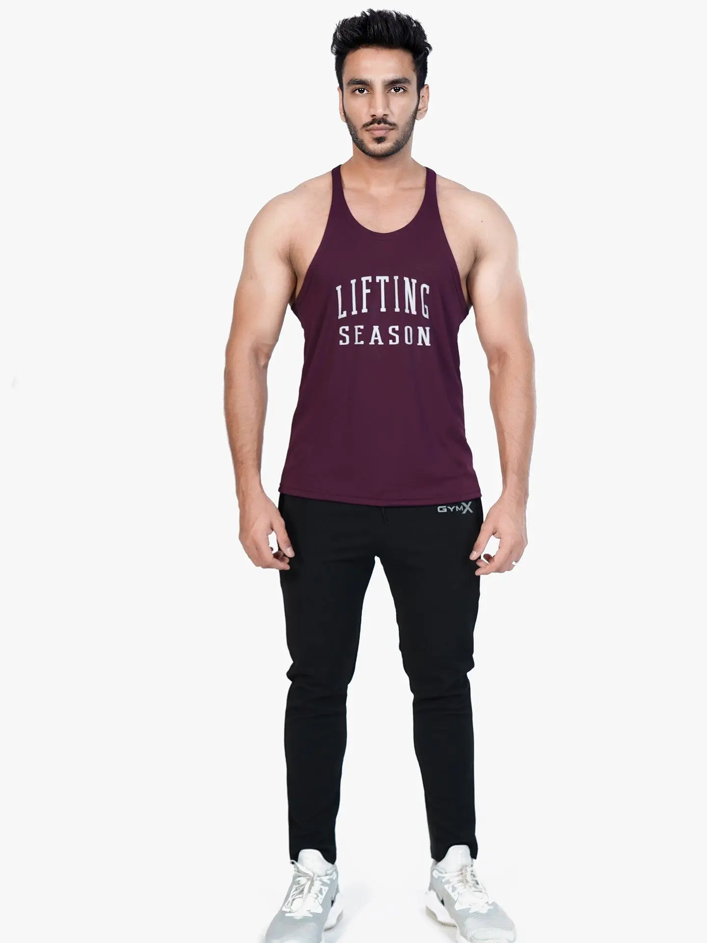 GymX Ultra Lite Maroon Stringer: Lifting Season - Sale