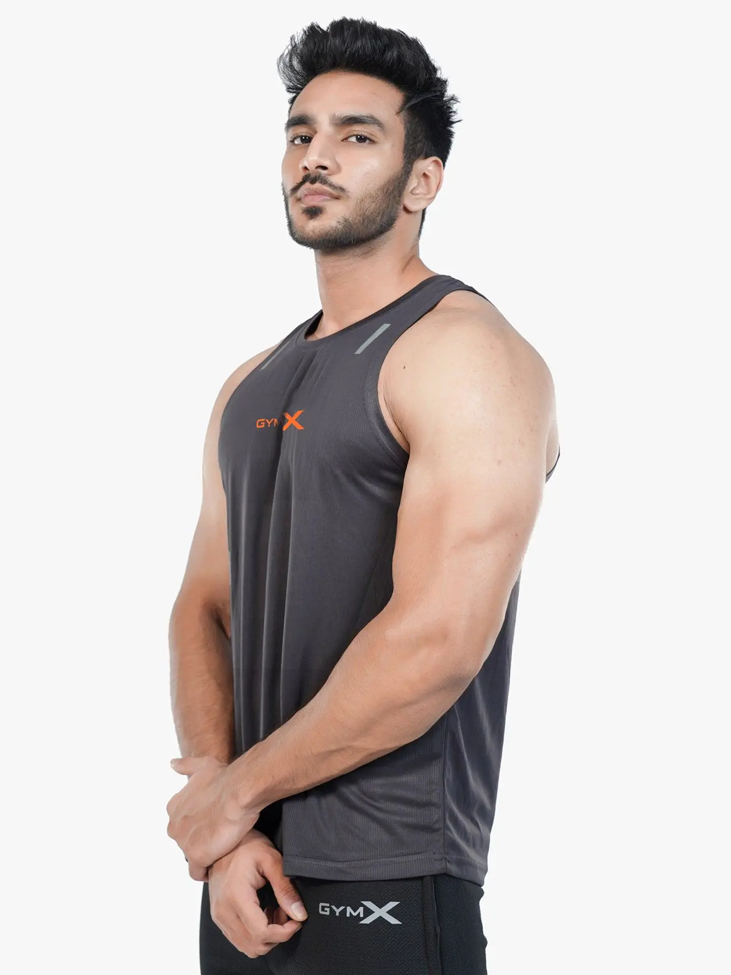 GymX Ultra Lite Tank: Bullet Grey - Sale