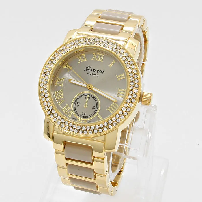 iLLASPARKZ Crystal Trim Fashion Watch