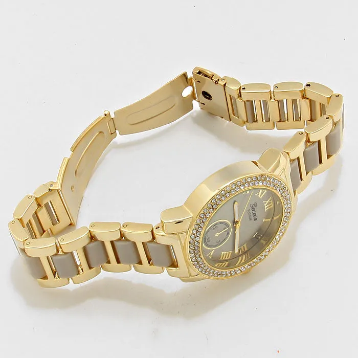 iLLASPARKZ Crystal Trim Fashion Watch