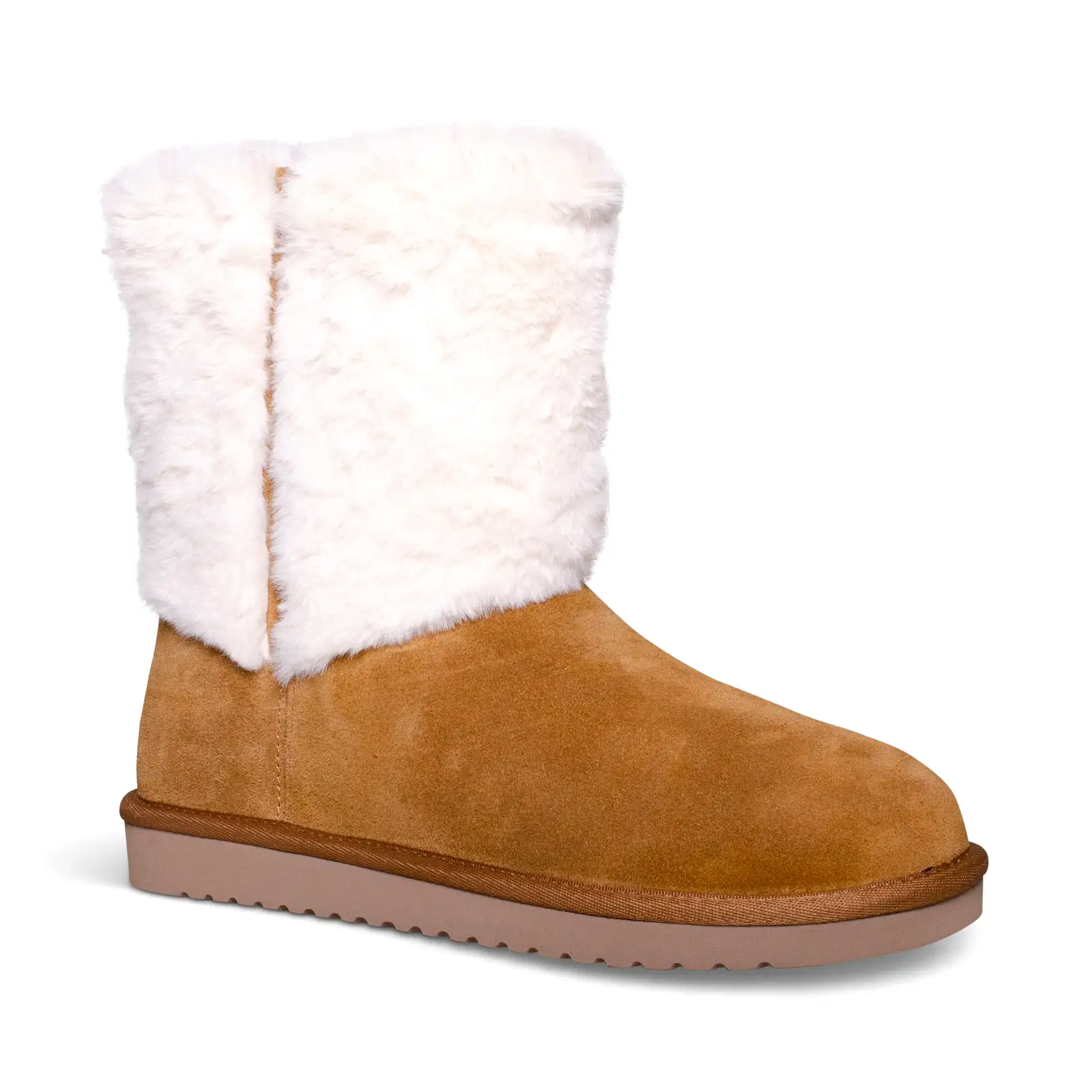 Koolaburra By UGG Aubrei Short Chestnut Boots - Women's