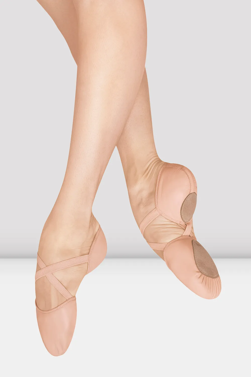 Ladies Elastosplit X Leather Ballet Shoes