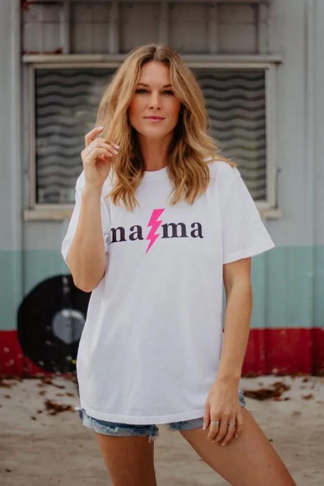 MAMA Lightning Bolt Graphic Tees