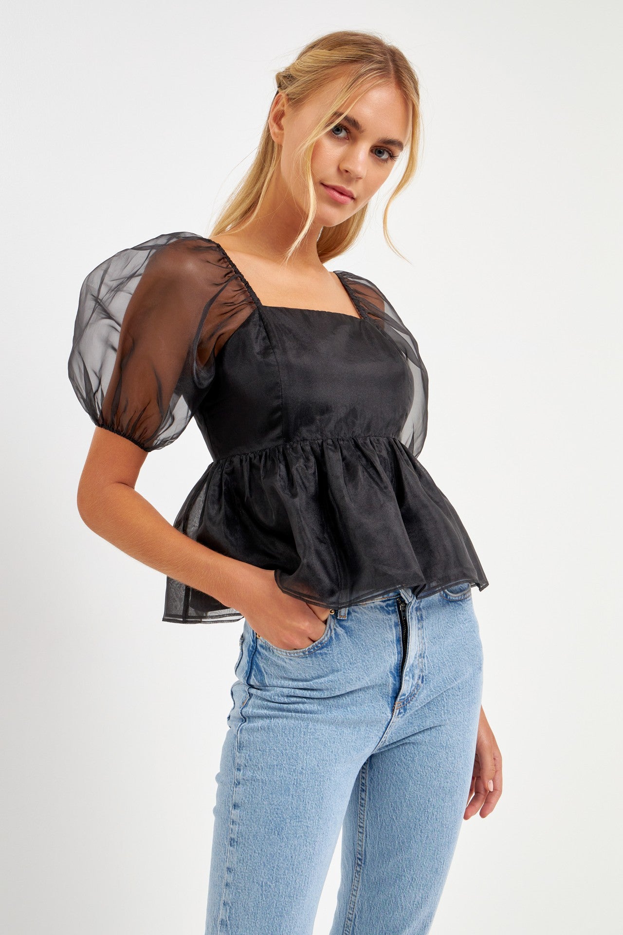 Meredith Peplum Blouse