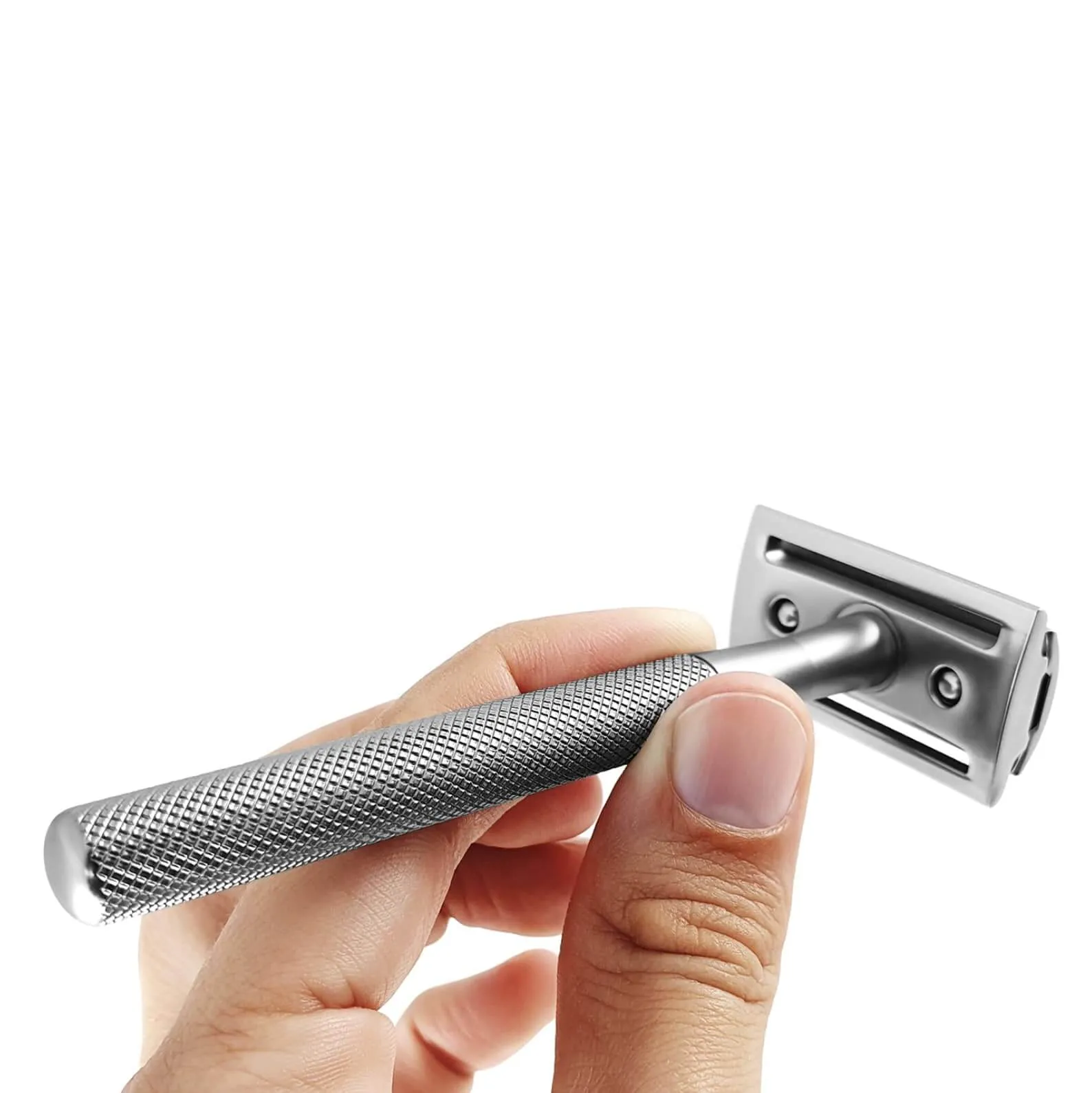 Metal Safety Razor + Stand