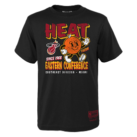 Mitchell & Ness Miami HEAT Concession Kids Tee