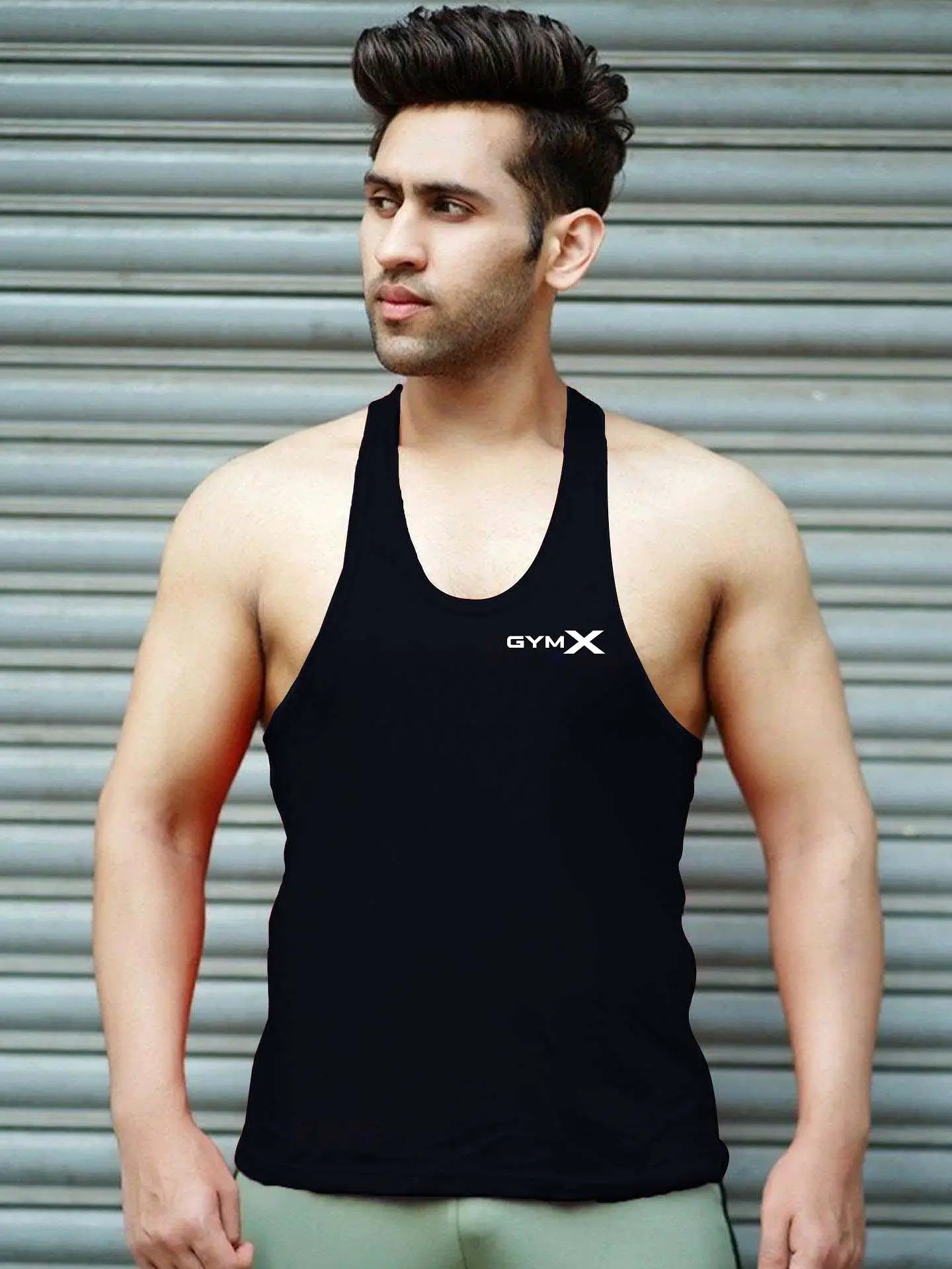 Navy blue plain stringer - Sale