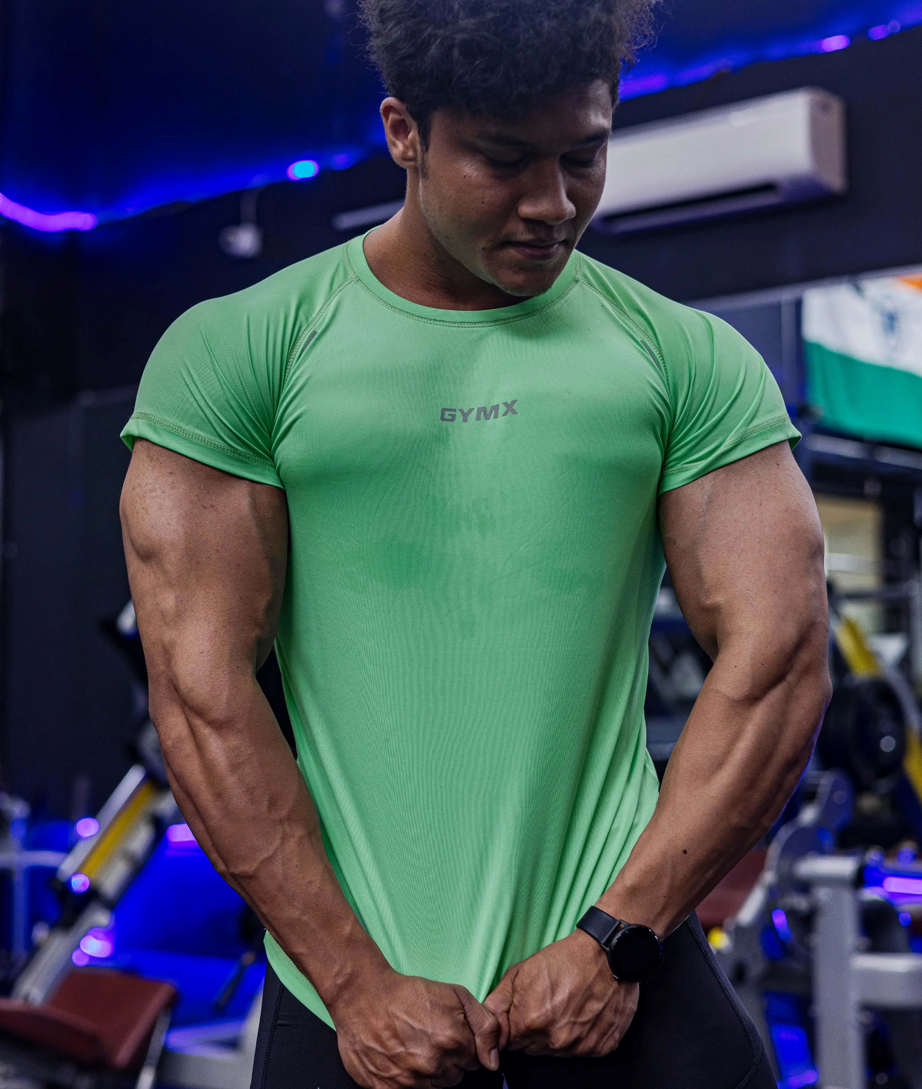 Neon Green GymX Tee