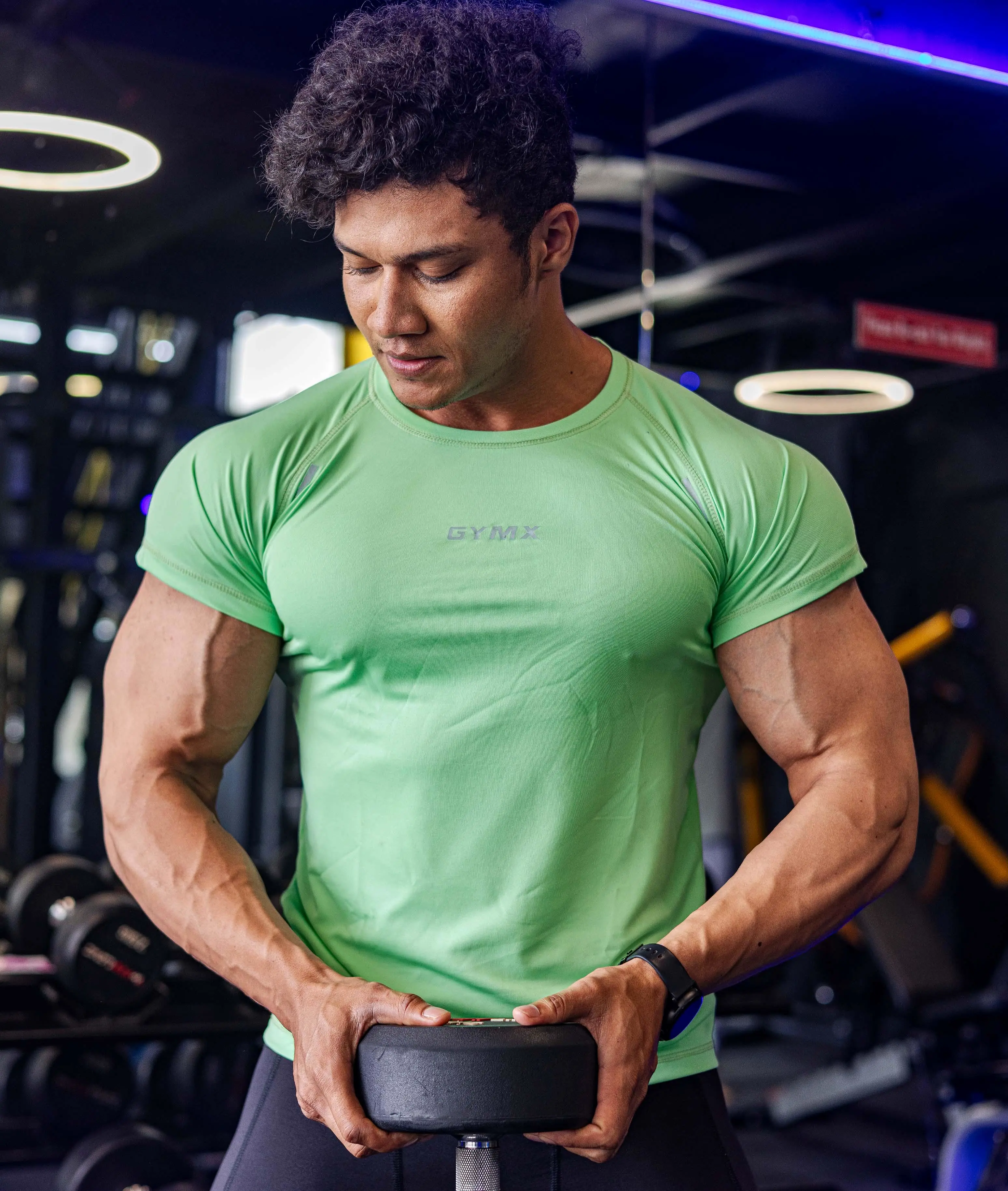 Neon Green GymX Tee