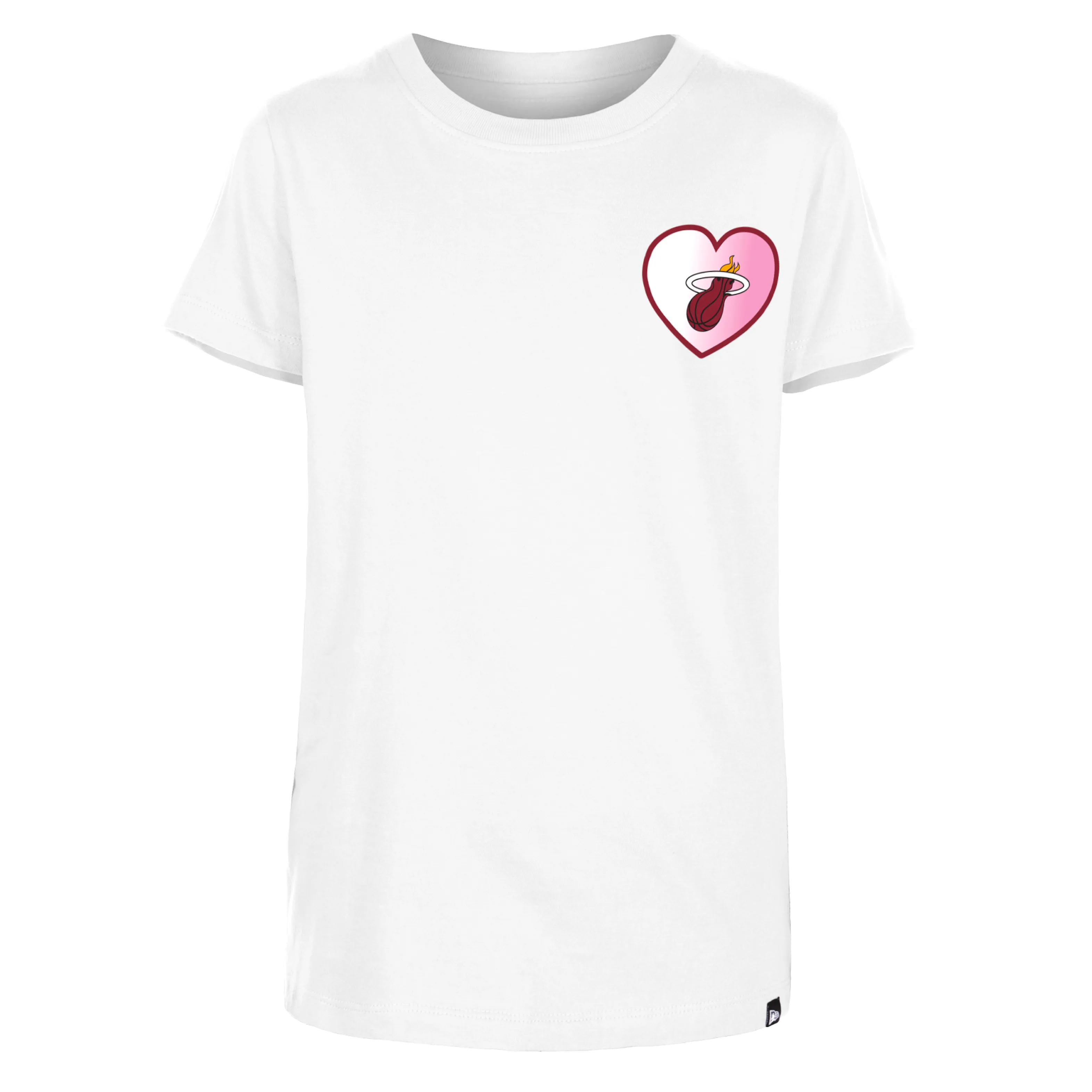 New Era Miami HEAT Girls Heart Tee