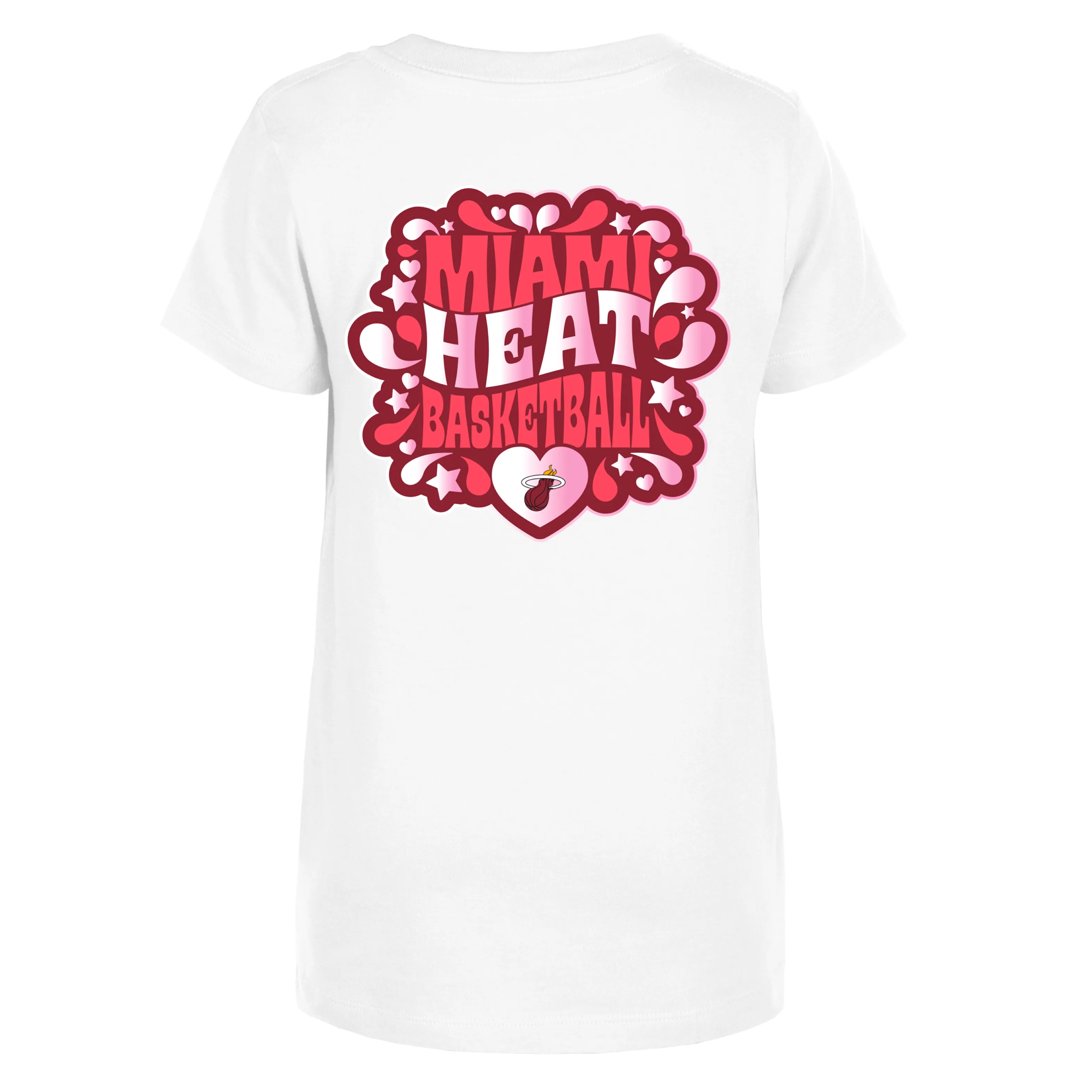 New Era Miami HEAT Girls Heart Tee