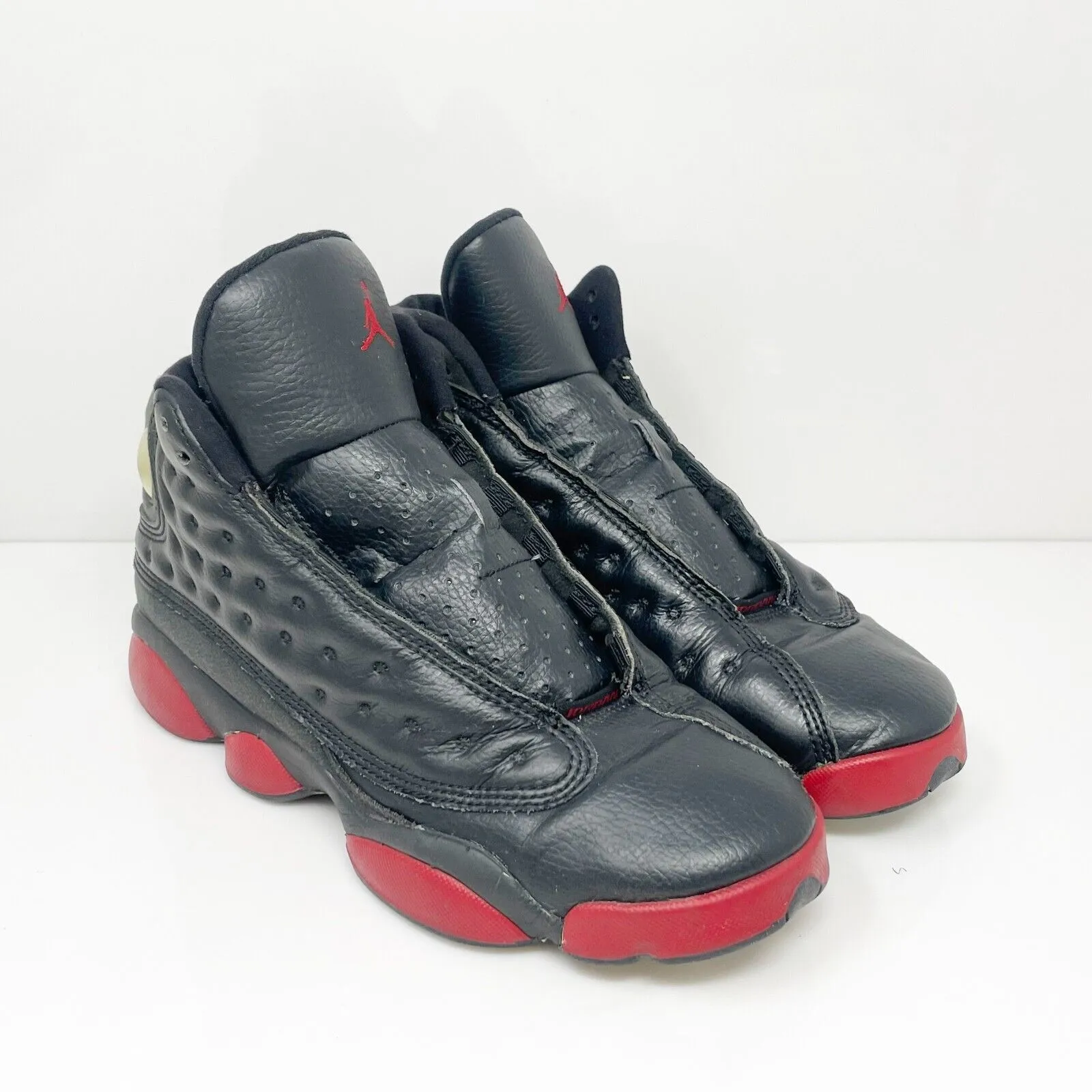 Nike Boys Air Jordan 13 414574-033 Black Basketball Shoes Sneakers Size 7Y