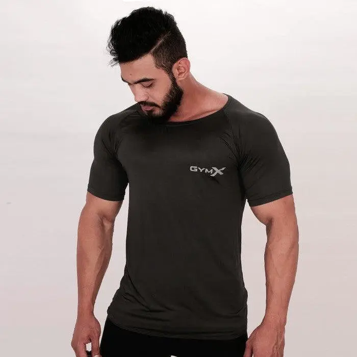 Shadow Grey Scoop Tee (Flex Dry Fit)- Sale