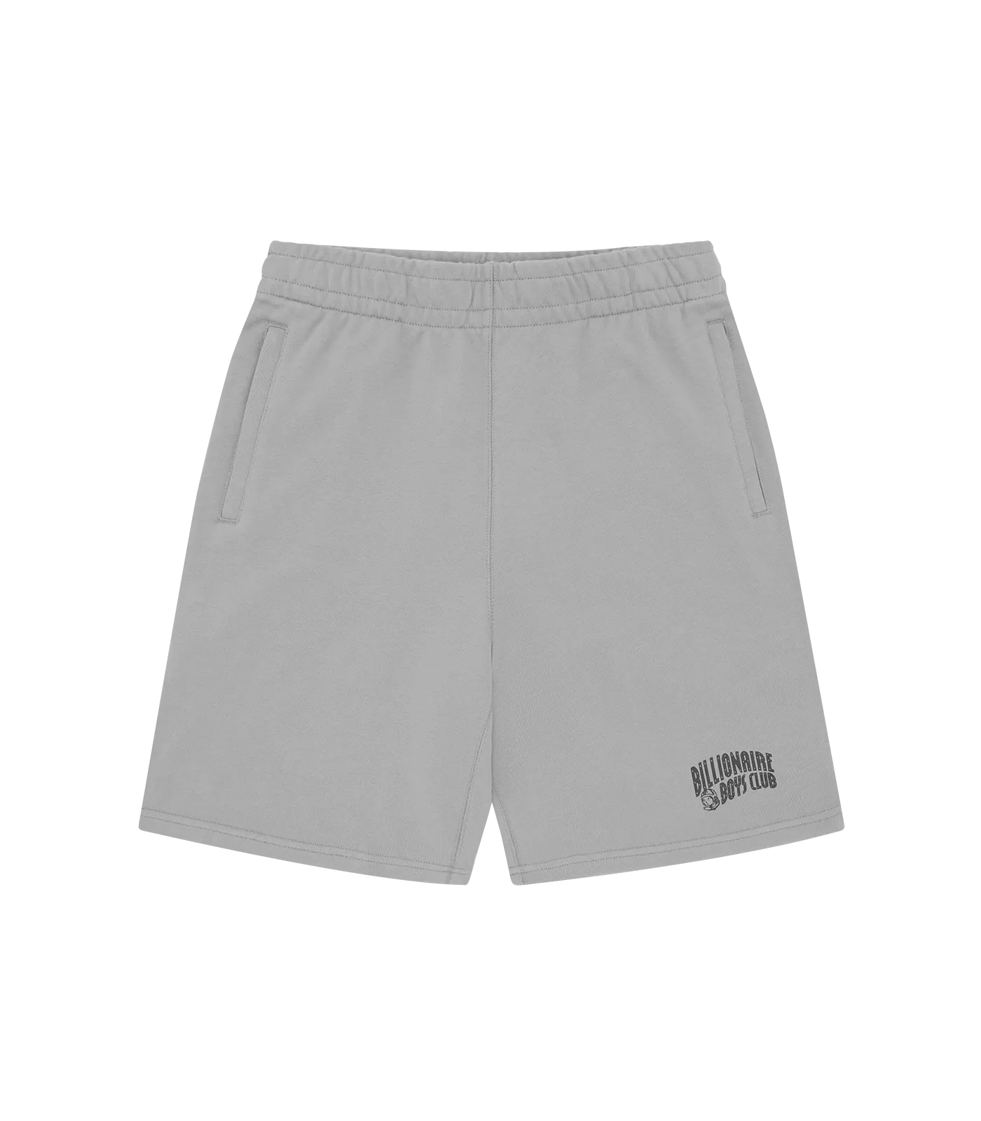 SMALL ARCH LOGO SHORTS - GREY/NAVY LOGO