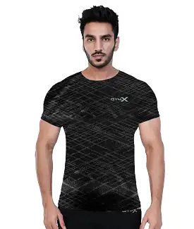 Star Struck Black Muscle Fit Tee- Sale