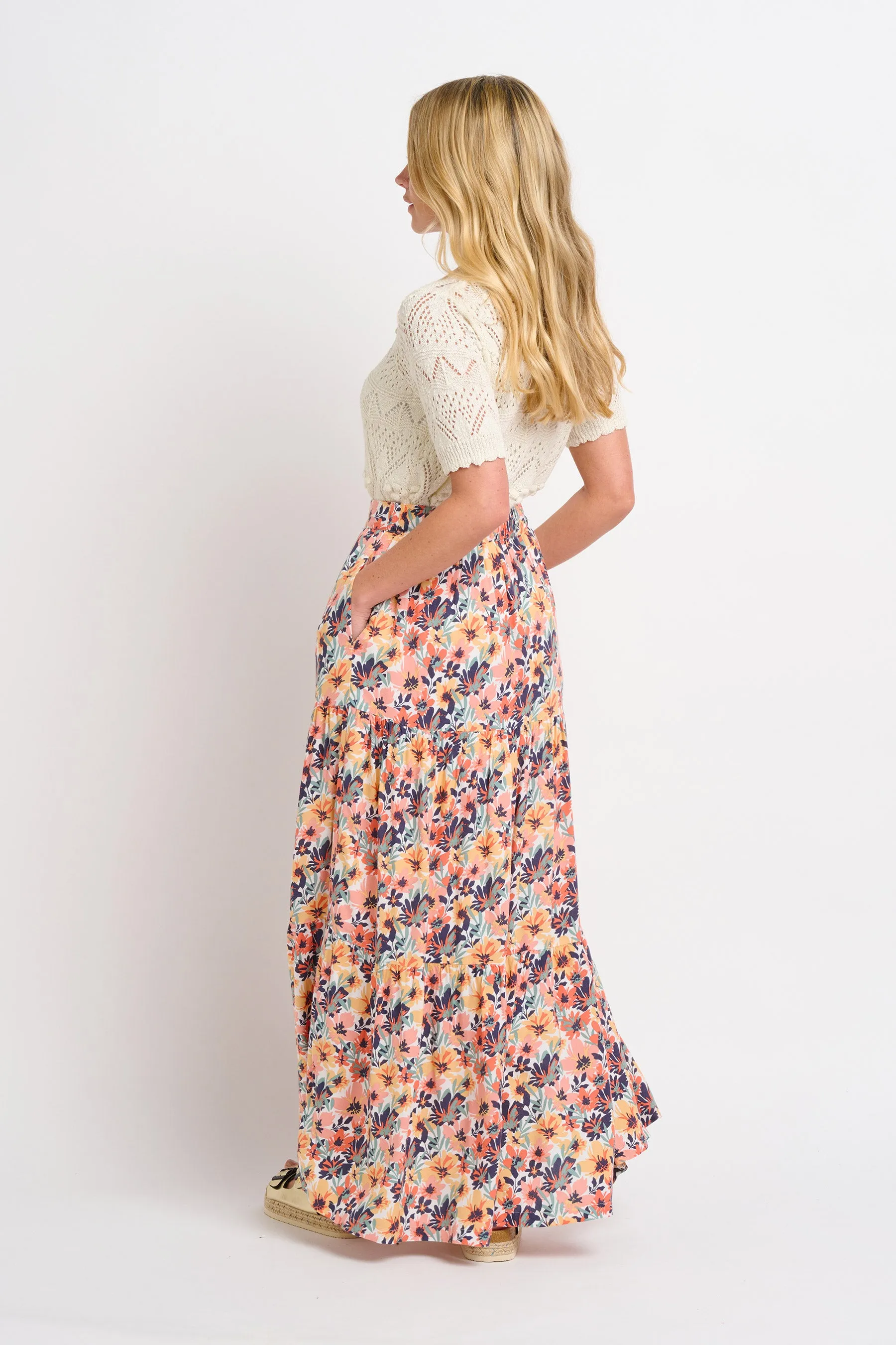 Summer Blooms Maxi Skirt