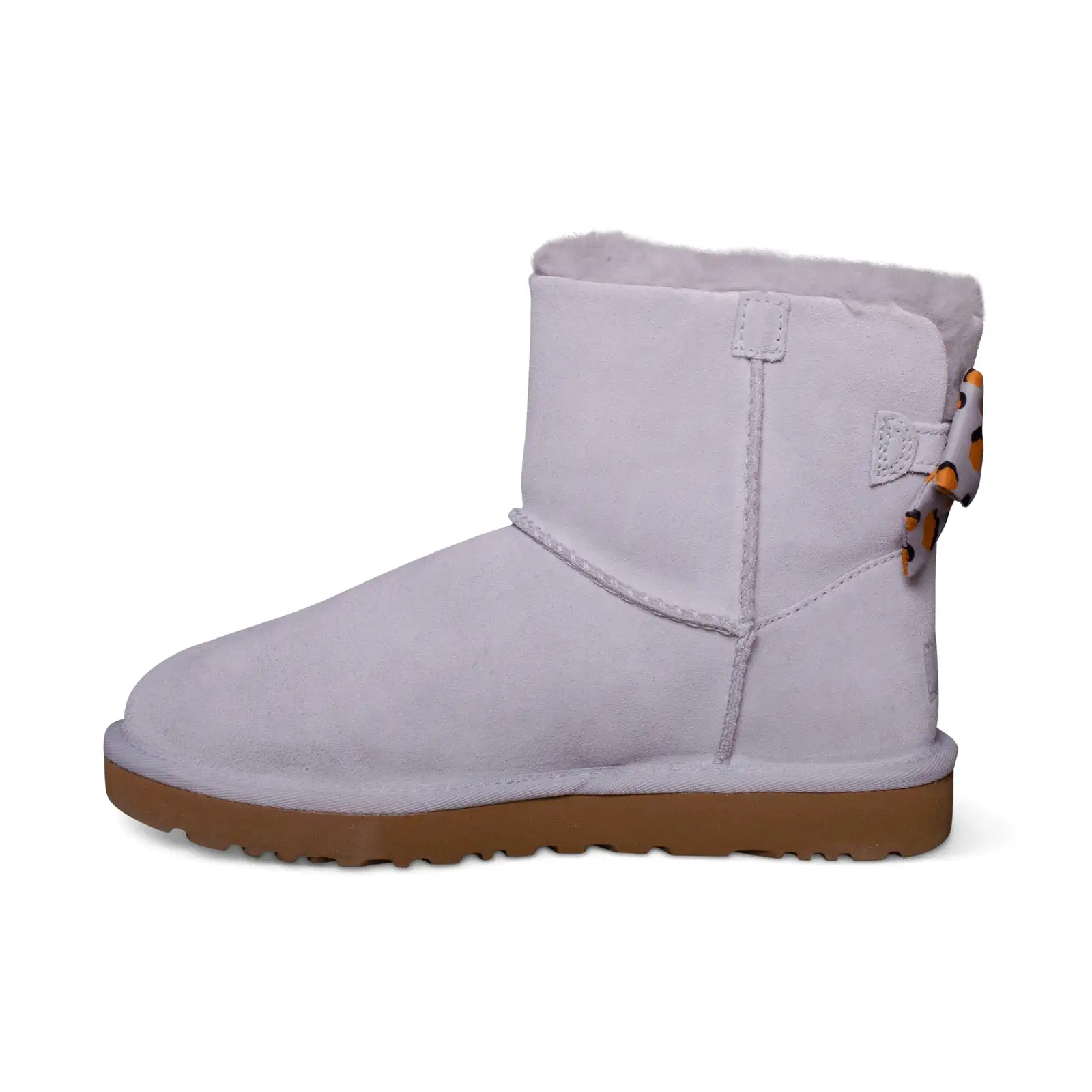 UGG Mini Bailey Bow Retro Spots Grey Boots - Women's