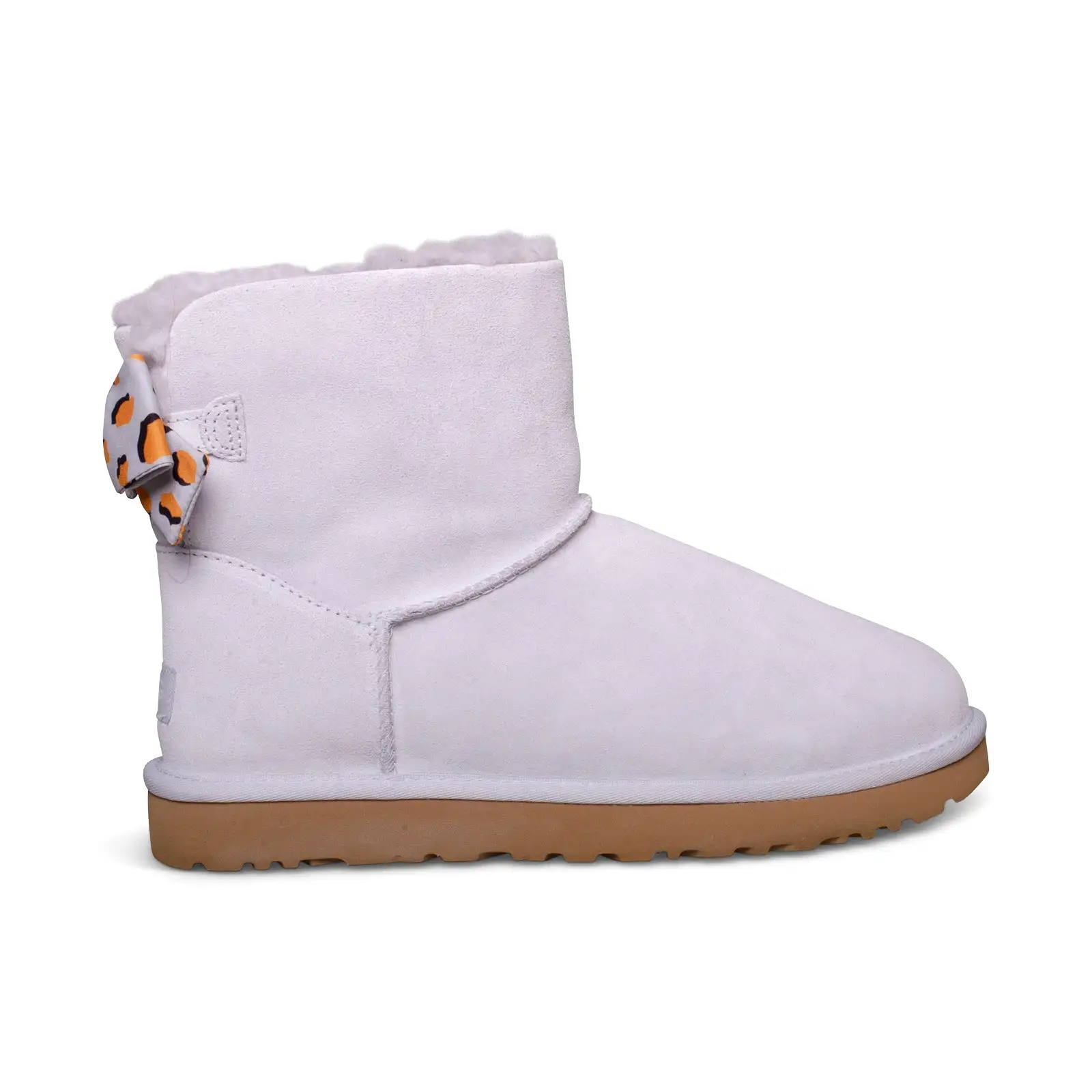 UGG Mini Bailey Bow Retro Spots Grey Boots - Women's