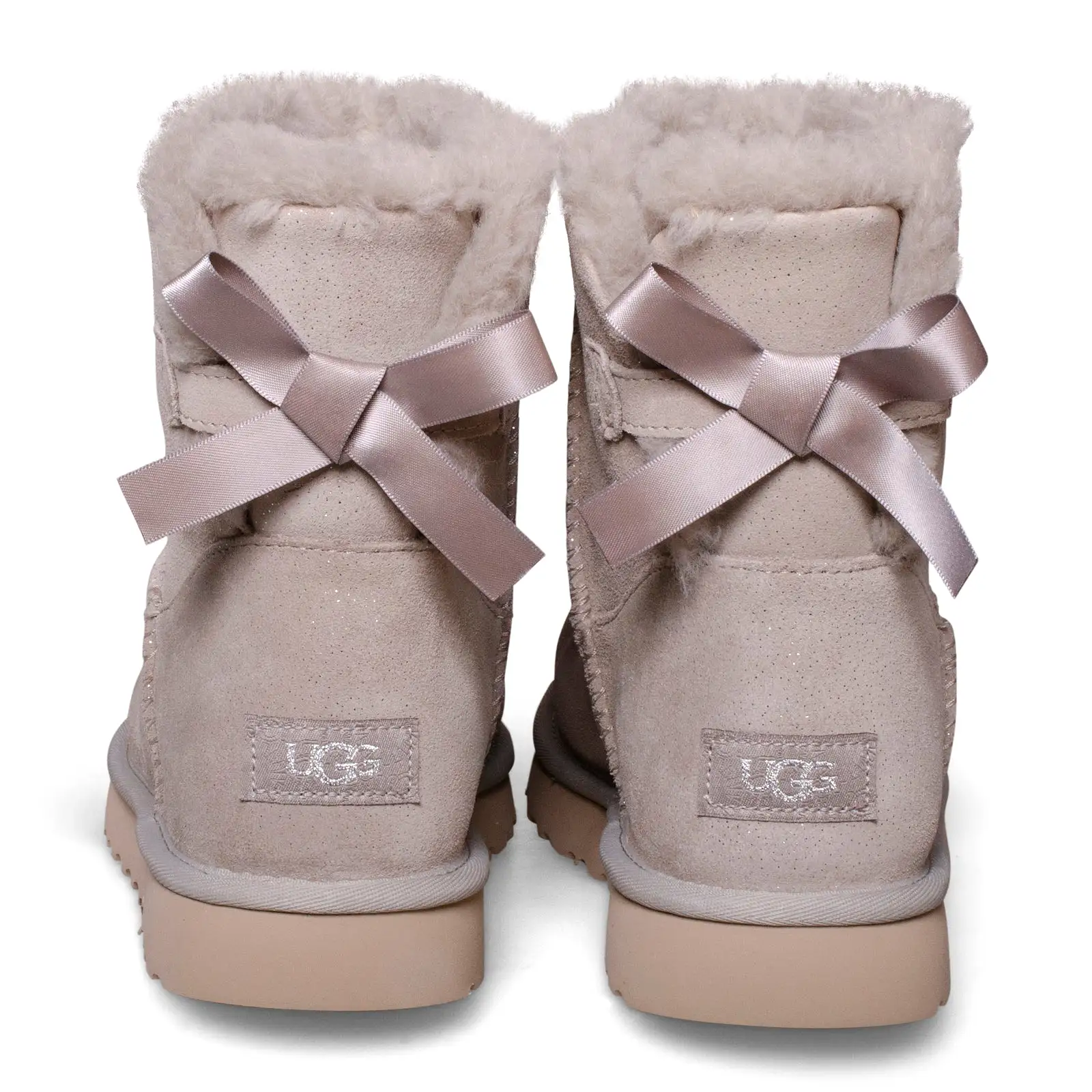 UGG Mini Bailey Bow Twinkle Goat Boots - Women's