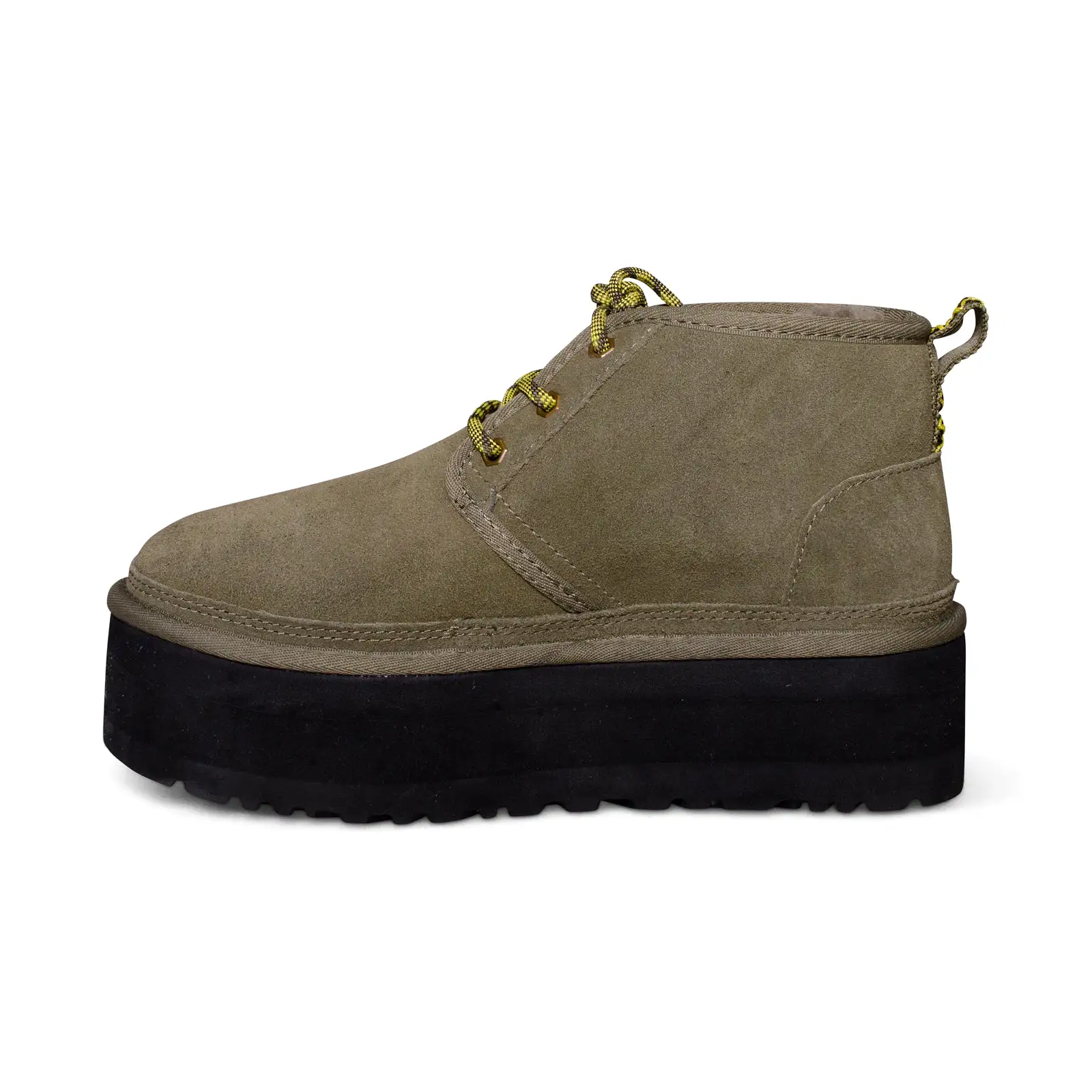 UGG Neumel Heritage Platform Chukka Burnt Olive Boots - Women's