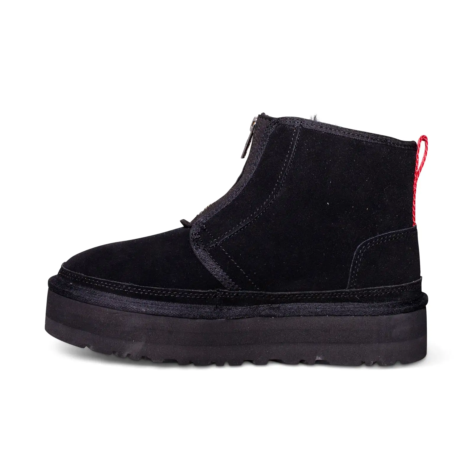 UGG Neumel Platform Zip Black Boots - Women's