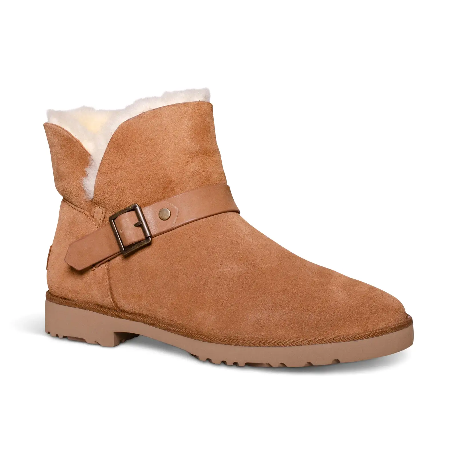 UGG Romely Short Buckle Chestnut Boots - Women's