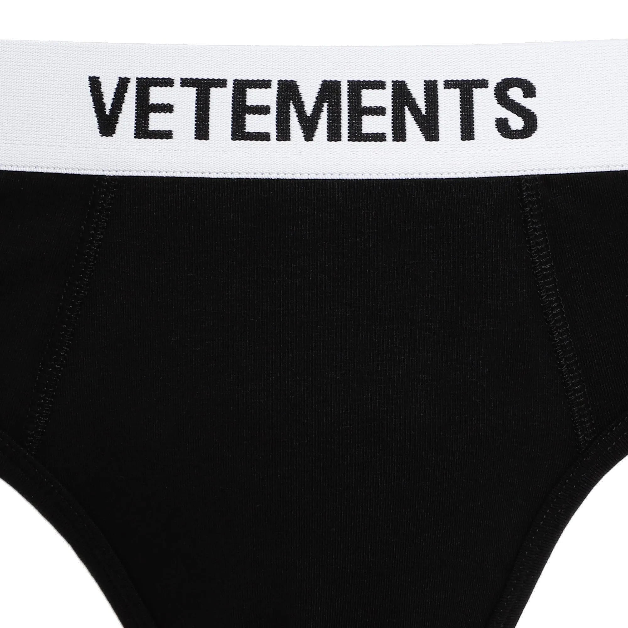 Vetements Elasticated Logo Waistband Briefs