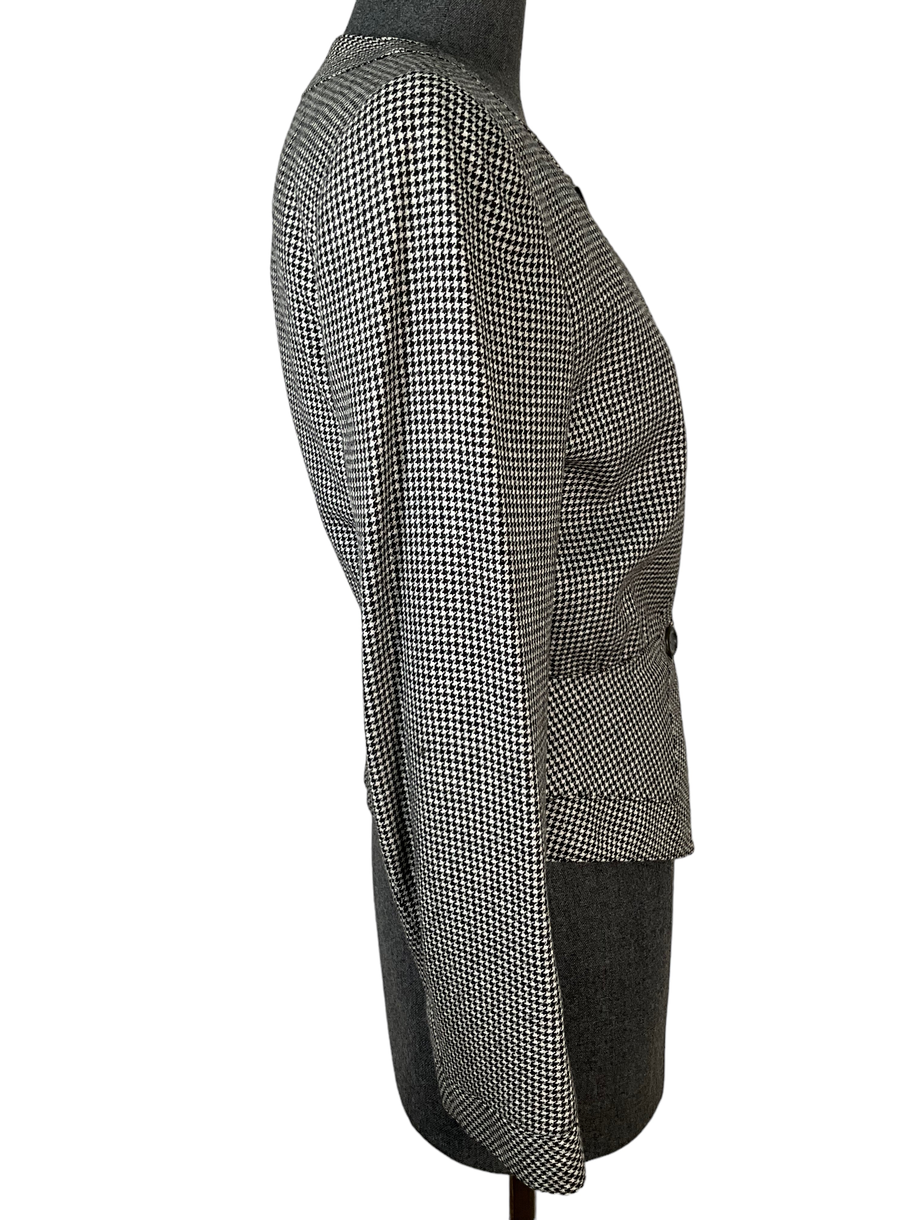 Vintage Houndstooth Valentino Jacket Size S