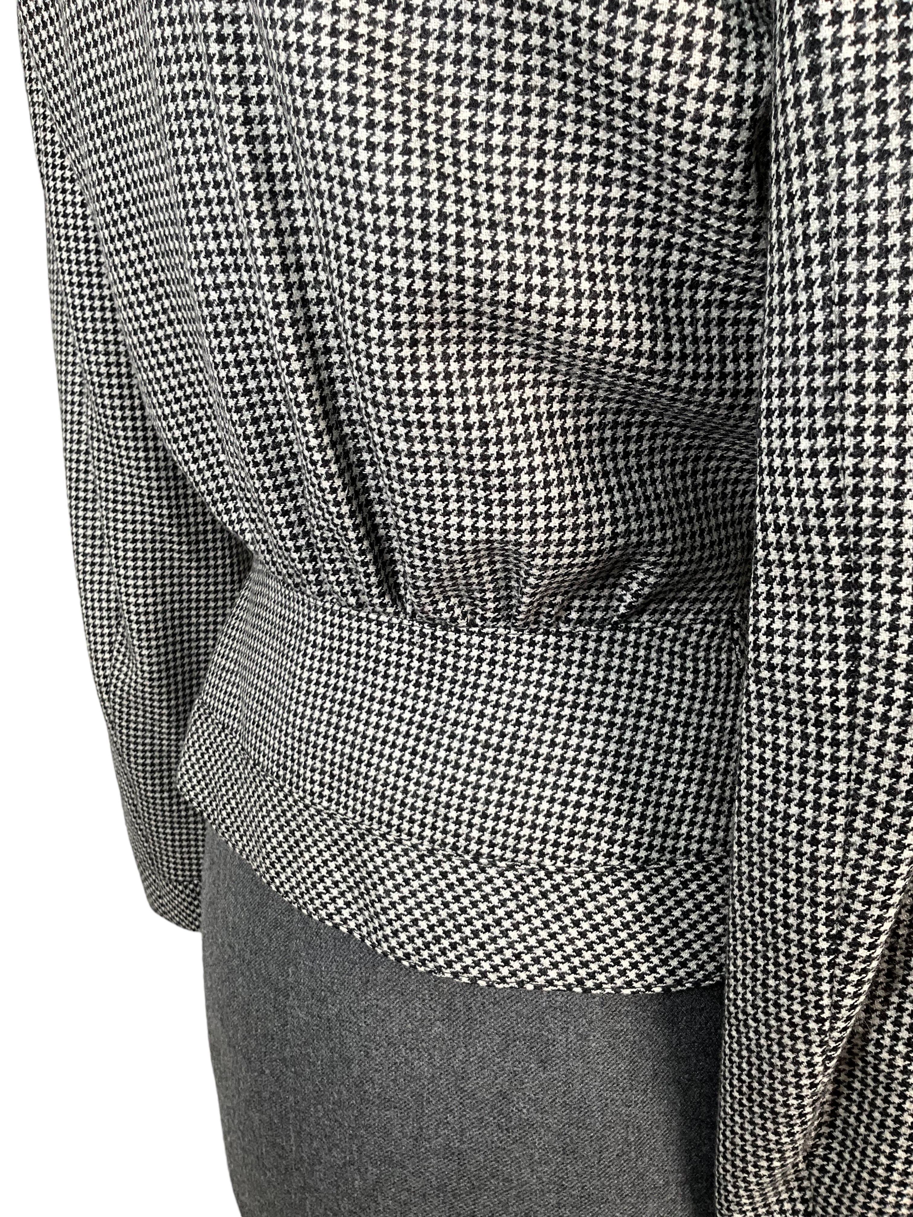 Vintage Houndstooth Valentino Jacket Size S