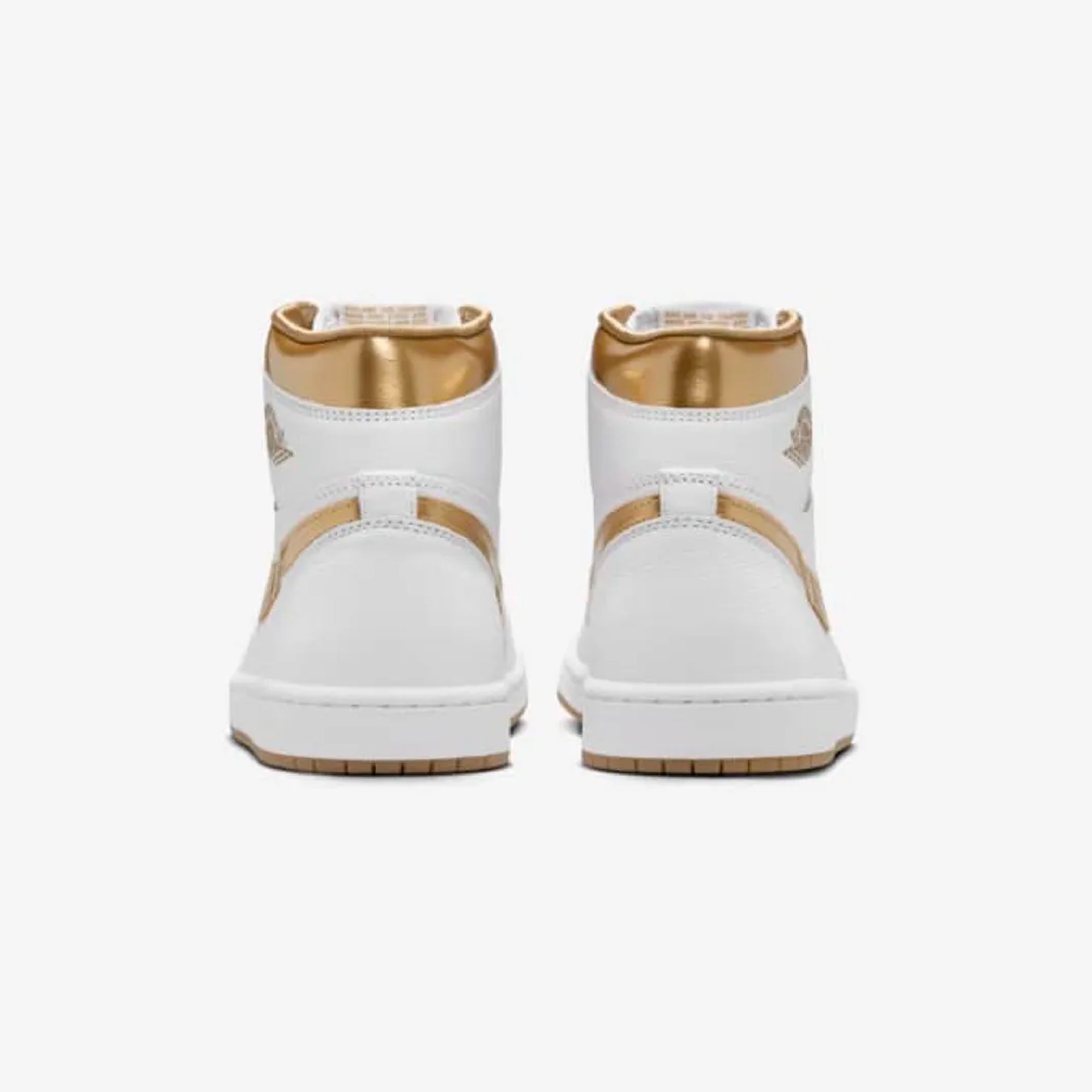 WMN'S AIR JORDAN 1 RETRO HIGH OG 'WHITE/METALLIC GOLD-GUM LIGHT BROWN'