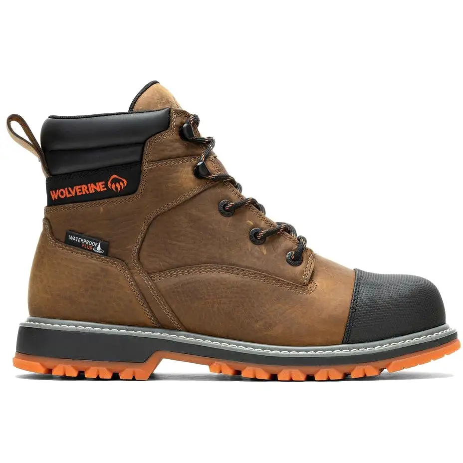 Wolverine Men's Floorhand Lx Cp ST Work Boot - Brown - W230058